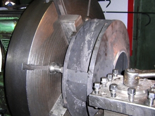 Производство. Мехобработка колеса рабочего углесоса У1000-55-1000